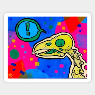 Skull Bird Sticker